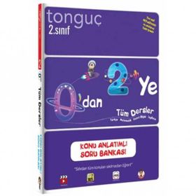 2. Sınıf 0'dan 2'ye Konu Anlatımlı Soru Bankası Tüm Dersler Soru Bankası Seti - Tonguç Akademi Yayınları