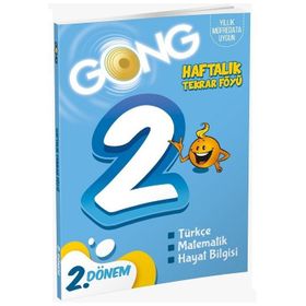 2. Sınıf 2. Dönem GONG Haftalık Tekrar Föyü-Eğiten Kitap Yayınları