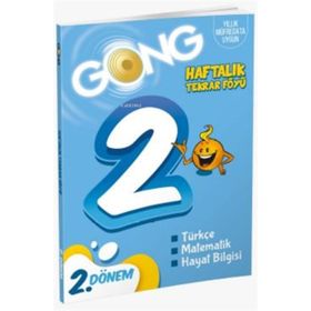 2. Sınıf 2. Dönem GONG Haftalık Tekrar Föyü-Eğiten Kitap Yayınları