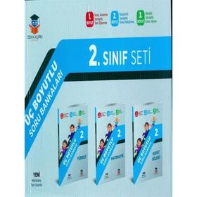 2.Sınıf 3 Boyutlu Soru Bankası Seti - Zekaküpü Yayınları