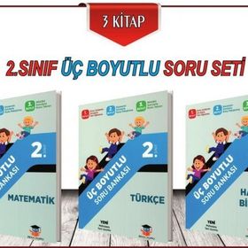 2.Sınıf 3 Boyutlu Soru Bankası Seti - Zekaküpü Yayınları