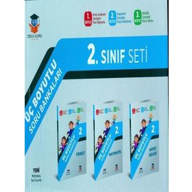 2.Sınıf 3 Boyutlu Soru Bankası Seti - Zekaküpü Yayınları