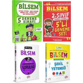 2. Sınıf 4 Kitap Bilsem Soru Bankası Deneme Şekil Yeteneği Seti Ardışık Yayınları