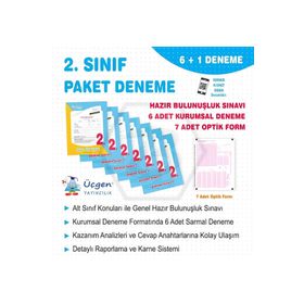 2. Sınıf 7'li Deneme + Optik Form Üçgen Yayıncılık