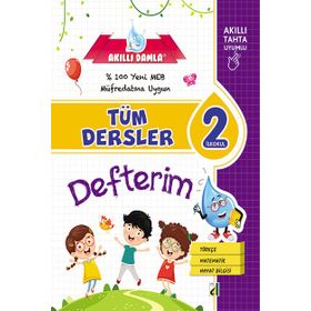 2. Sınıf Akıllı Damla Tüm Dersler Defterim Damla Eğitim