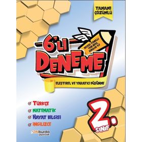 2. Sınıf Beceri Temelli Yeni Nesil Sorularla 6'lı Deneme Seti-Onburda Yayınları