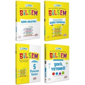 2. Sınıf Bilsem 4'lü Hazırlık Kitapları - Editör Yayınları