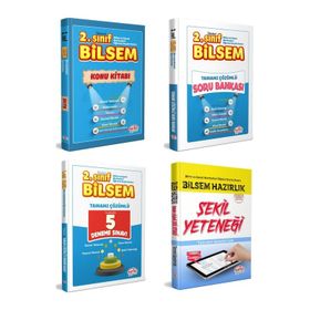 2. Sınıf Bilsem 4'lü Hazırlık Kitapları - Editör Yayınları