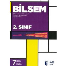 2.sınıf Bilsem Çözümlü 7 Fasikül Deneme Teas Press Eğitim
