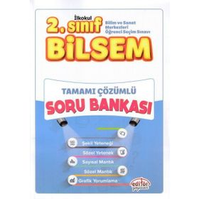 2. Sınıf Bilsem Çözümlü Soru Bankası Editör Yayınları