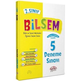 2. Sınıf Bilsem Hazırlık 5 Deneme - Editör Yayınları