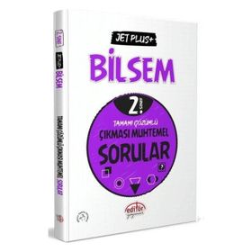 2. Sınıf Bilsem Jet Plus+ Tamamı Çözümlü Çıkması Muhtemel Sorular - Editör Yayınları