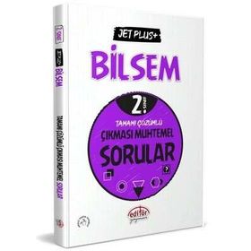 2. Sınıf Bilsem Jet Plus+ Tamamı Çözümlü Çıkması Muhtemel Sorular - Editör Yayınları