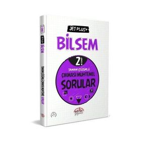 2. Sınıf Bilsem Jet Plus+ Tamamı Çözümlü Çıkması Muhtemel Sorular - Editör Yayınları