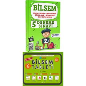 2. Sınıf Bilsem Sınavı Şekil Yeteneği Deneme + Bilsem Tablet Kitabı Ardışık Yayınları