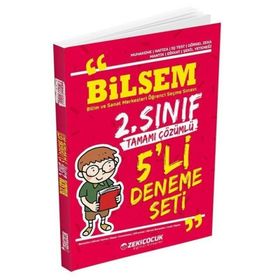 2. Sınıf Bilsem Tamamı Çözümlü 5 Deneme Seti - Zeki Çocuk Yayınları