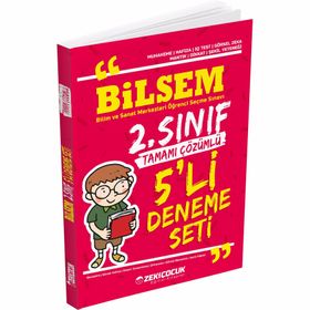 2. Sınıf Bilsem Tamamı Çözümlü 5 Deneme Seti - Zeki Çocuk Yayınları