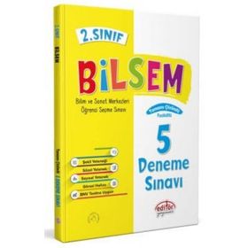 2. Sınıf Bilsem Tamamı Çözümlü 5 Deneme Sınavı - Editör Yayınevi