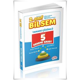 2. Sınıf Bilsem Tamamı Çözümlü 5 Deneme Sınavı - Editör Yayınları Komisyon
