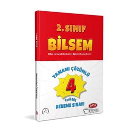 2. Sınıf Bilsem Tamamı Çözümlü Fasikül 4 Deneme Sınavı - Data Yayınları