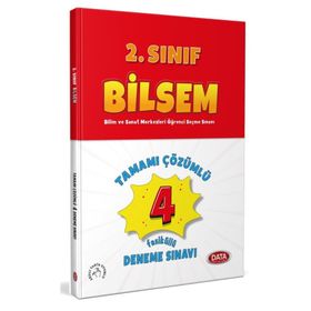 2. Sınıf Bilsem Tamamı Çözümlü Fasikül 4 Deneme Sınavı - Data Yayınları