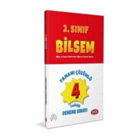 2. Sınıf Bilsem Tamamı Çözümlü Fasikül 4 Deneme Sınavı - Data Yayınları