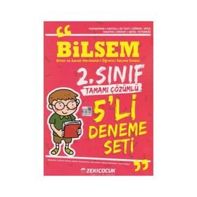 2. Sınıf Bilsem Tamamı Çözümlü Paket Deneme Beşli Zeki Çocuk Yayınları