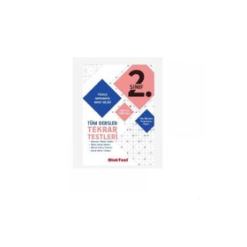 2. Sınıf Bloktest Tüm Dersler Tekrar Testleri Tudem Yayınları