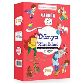 2. Sınıf Dünya Klasikleri 10 Kitap Takım