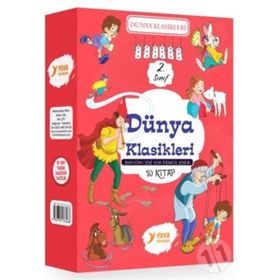 2. Sınıf Dünya Klasikleri 10 Kitap Takım