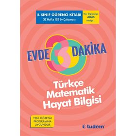 2. Sınıf Evde 30 Dakika Öğrenci Kitabı Kollektif Tudem Yayınevi