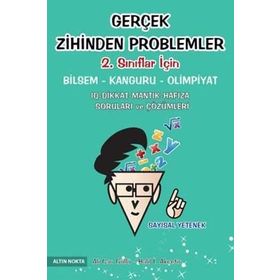 2. Sınıf Gerçek Zihinden Problemler Bilsem-Kanguru-Olimpiyat Kitabı Altın Nokta Yayınları