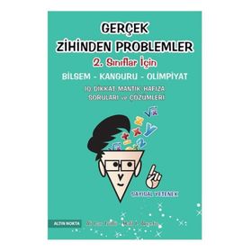 2. Sınıf Gerçek Zihinden Problemler Bilsem-Kanguru-Olimpiyat Kitabı Altın Nokta Yayınları