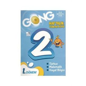 2. Sınıf Haftalık Tekrar Föyü 1. Dönem-Gong Yayınları