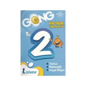 2. Sınıf Haftalık Tekrar Föyü 1. Dönem-Gong Yayınları
