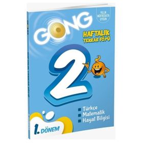 2. Sınıf Haftalık Tekrar Föyü 1. Dönem-Gong Yayınları