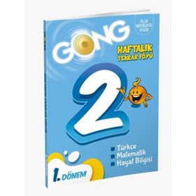 2. Sınıf Haftalık Tekrar Föyü 1. Dönem-Gong Yayınları