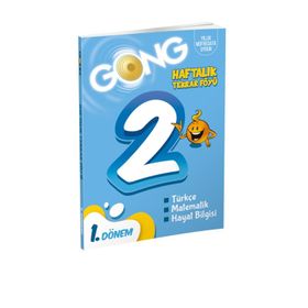 2. Sınıf Haftalık Tekrar Föyü 1. Dönem-Gong Yayınları