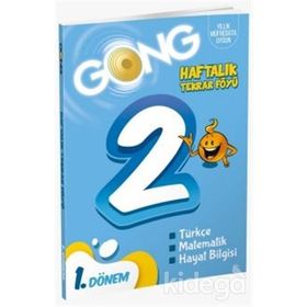 2. Sınıf Haftalık Tekrar Föyü 1. Dönem-Gong Yayınları