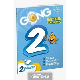 2. Sınıf Haftalık Tekrar Föyü 2. Dönem-Gong Yayınları