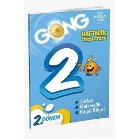 2. Sınıf Haftalık Tekrar Föyü 2. Dönem-Gong Yayınları