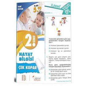 2. Sınıf Hayat Bilgisi Çek Kopar Yaprak Test-Benim Hocam & Eğitim Dünyası