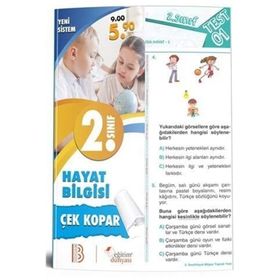 2. Sınıf Hayat Bilgisi Çek Kopar Yaprak Test-Benim Hocam & Eğitim Dünyası