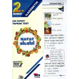 2. Sınıf Hayat Bilgisi Çek Kopart Yaprak Test - Açı Yayınları