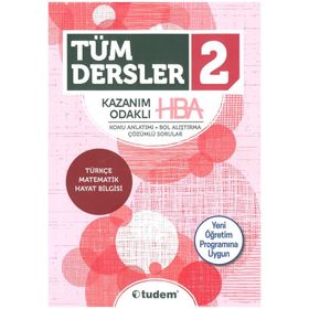 2.Sınıf HBA Tüm Dersler Konu Anlatımlı Soru Bankası Tudem Yayınları