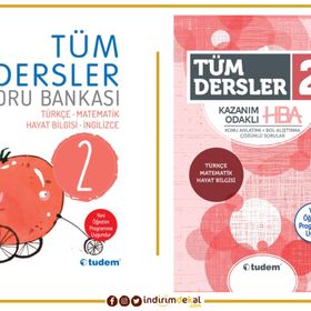 2.Sınıf HBA Tüm Dersler Konu Anlatımlı Soru Bankası Tudem Yayınları