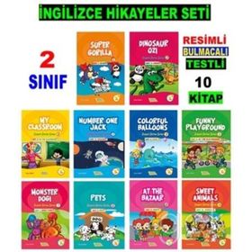 2. Sınıf İngilizce Hikayeler Seti 10 Kitap - Hasan Güneri