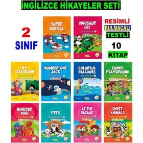2. Sınıf İngilizce Hikayeler Seti 10 Kitap - Hasan Güneri