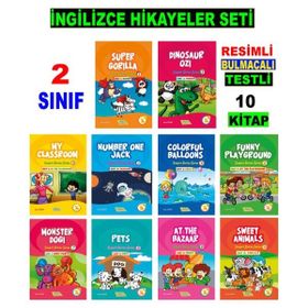 2. Sınıf İngilizce Hikayeler Seti 10 Kitap - Hasan Güneri