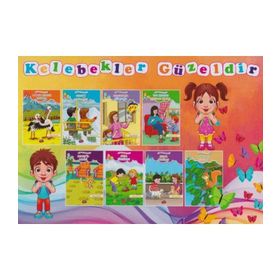 2. Sınıf Kelebekler Güzeldir Dizisi 8 Kitap Çankaya Yayıncılık